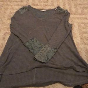 Blue long sleeve shirt